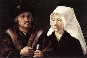 GOSSAERT, Jan (Mabuse) An Elderly Couple cdfg Sweden oil painting artist